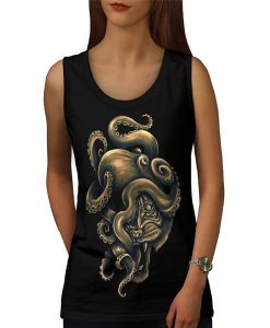 Octopus Tiger Face Animal tank top