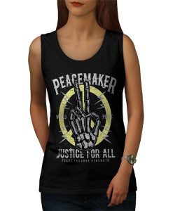 Peace Justice All Horror tank top