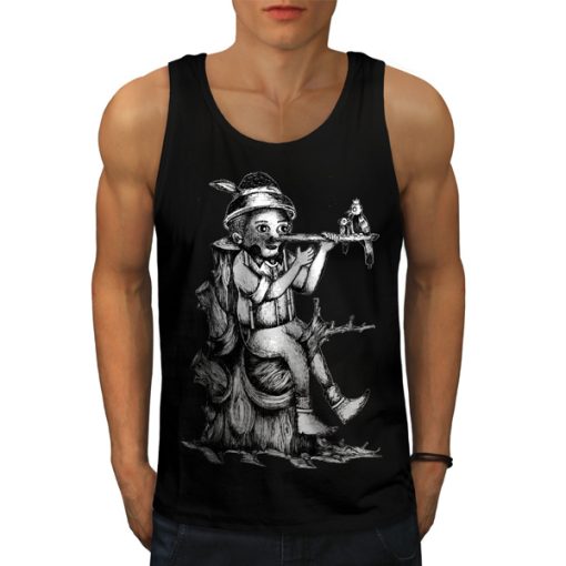 Pinochio Wood Fantasy tank top