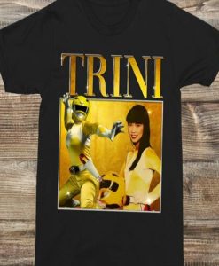 Power Rangers Thuy Trang Trini Yellow Ranger 90S Vintage t-shirt