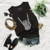 Skeleton Hand Vintage Halloween tank top