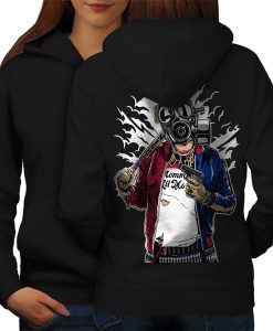 Street Gun War Gangster hoodieStreet Gun War Gangster hoodie