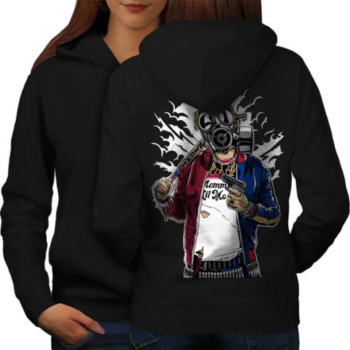 Street Gun War Gangster hoodieStreet Gun War Gangster hoodie