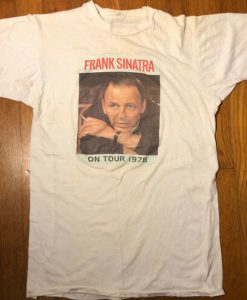 Vintage Frank Sinatra 1978 Tour t-shirt