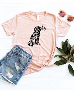 Wolf Butterfly t-shirt