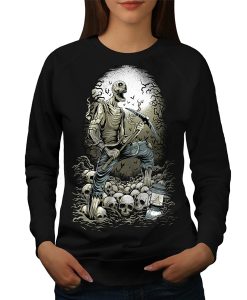 Zombie Miner Skull Horror sweatshirt