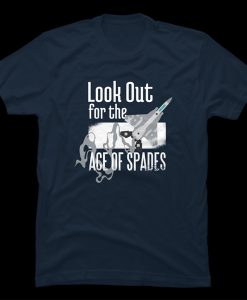 ace of spades aviator t-shirt