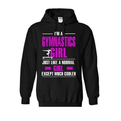 im a gymnastics girl hoodie