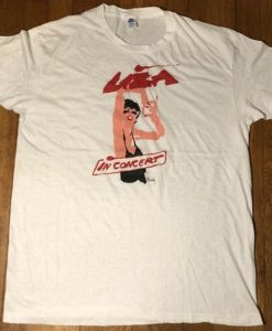 liza minnelli in concert Tour t-shirt