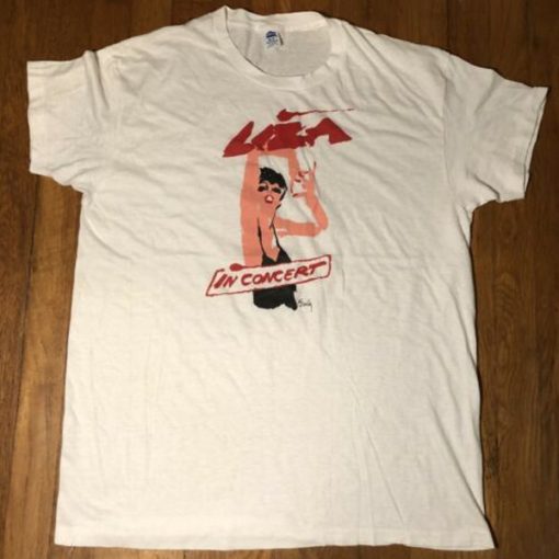 liza minnelli in concert Tour t-shirt