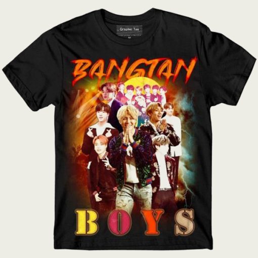 BTS Bangtan Boys Vintage t-shirt