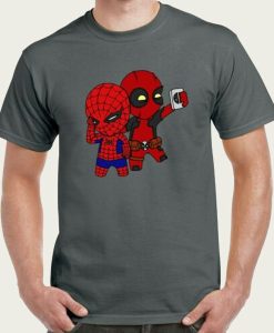 Deadpool Spiderman Selfie t-shirt