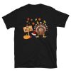 Funny Thanksgiving Turkey -Eat pizza Cool Vegan Unisex t-shirt