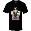 Know When to Hold Em Poker Chips Aces Gambling Black t-shirt