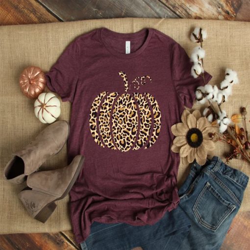 Leopard Pumpkin t-shirt