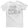 MTV The Real World Sketch Word Stack Logo t-shirt