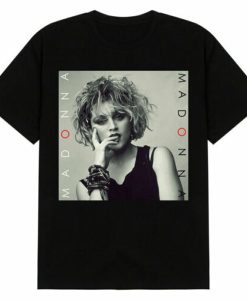 Madonna-Singer Blue Graphic t-shirt