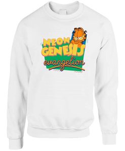 Neon Genesis Evangelion Garfield Parody sweatshirt