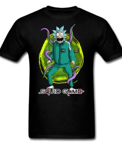 Rick and Morty Halloween Funny Rick Squid Game Unisex t-shirt