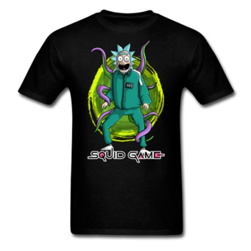 Rick and Morty Halloween Funny Rick Squid Game Unisex t-shirt