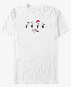 Squid Game Dalgona Candy Icon Shapes t-shirt