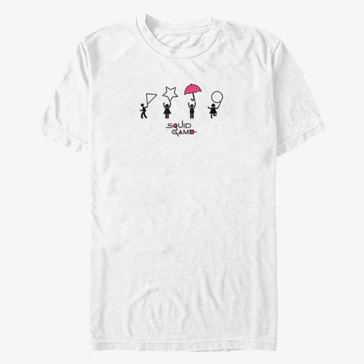 Squid Game Dalgona Candy Icon Shapes t-shirt