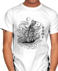 THE GREAT WAVE OFF CARKOON t-shirt