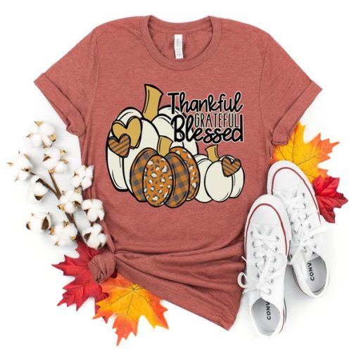 Thankful Grateful Blessed t-shirt