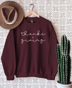 Thanks Plus Giving sweatshirt