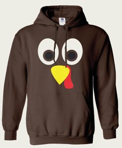 Thanksgiving Turkey Face Unisex hoodie