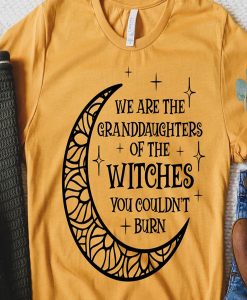 We are the granddaughters of the witches you couldn't burn t-shirt