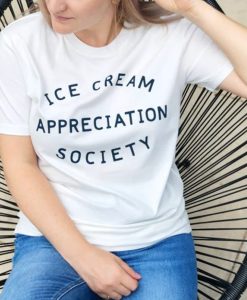 ice Cream Appreciation Society t-shirt