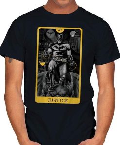 Batman with this tarot card parody t-shirt