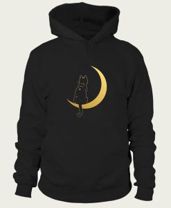 Cat in the Moon hoodie