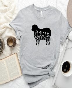 Floral Sheep t-shirt