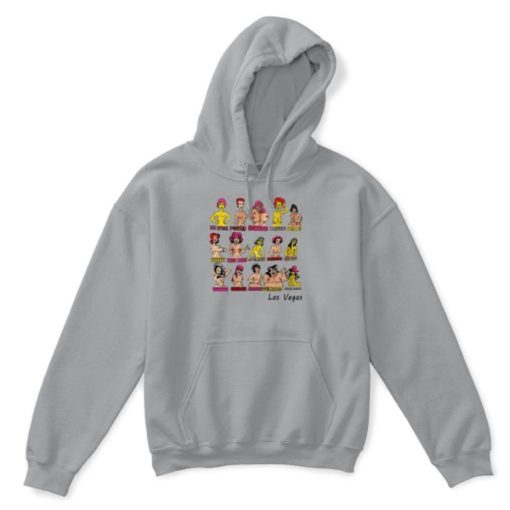 Funny Las Vegas Pop Art Boobs hoodie