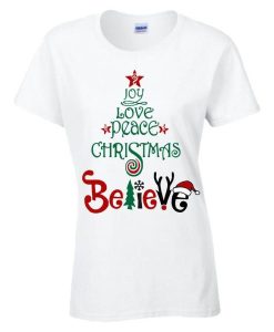 Joy Love Peace Believe t-shirt