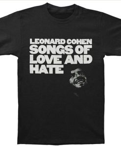 Leonard Cohen Songs Of Love And Hate t-shirt