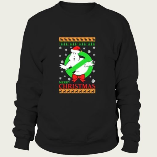 Merry Christmas Ghostbuster sweatshirt