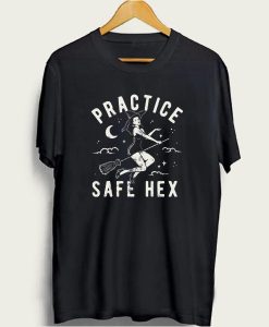 Practice Safe Hex Witch t-shirt