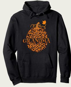 Pumpkin Leopard Grandmother Grandma Fall Autumn Thanksgiving hoodie