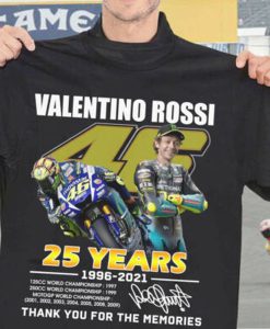 Valentino Rossi VR46 2021 Memories t-shirt