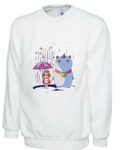 Bee & Puppycat Rain sweatshirt