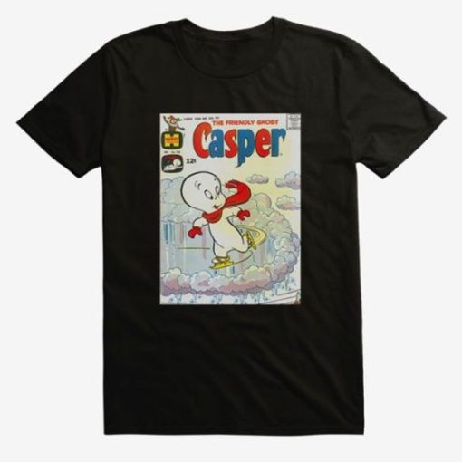 Casper The Friendly Ghost Skates And Snow Comic Cover t-shirt