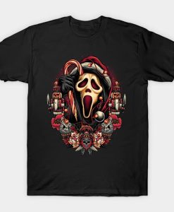 Ghostface from Scream with this Christmas t-shirt