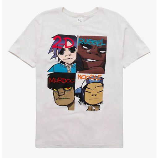 Gorillaz Members t-shirt