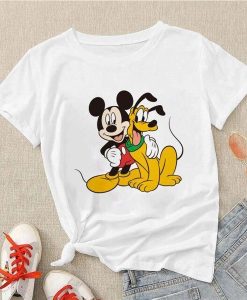 Mickey and Pluto t-shirt