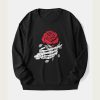 Rose Skeleton Hand sweatshirt FH