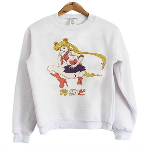 Sailor Moon Peace Sign Graphic sweatshirt FHSailor Moon Peace Sign Graphic sweatshirt FH