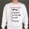 Speak graphic sweatshirt FH